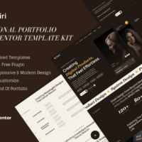 Chiri - Personal Portfolio Elementor Template Kit Cover