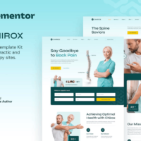 Chirox – Chiropractic & Physiotherapy Elementor Template Kit, Elementor Template Kit, Chirox Elementor Template Kit - Free Download