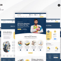 Cleanor - Cleaning Services Elementor Template Kit, Elementor Template Kit, Cleanor Elementor Template Kit - Free Download