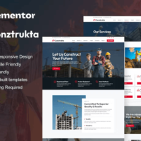 Conztrukta - Template Kit for Construction Company Elementor Template Kit, Elementor Template Kit, Conztrukta Elementor Template Kit - Free Download