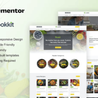 Cookkit - Template kit for nutrition and recipe Elementor Template Kit, Elementor Template Kit, Cookkit Elementor Template Kit - Free Download