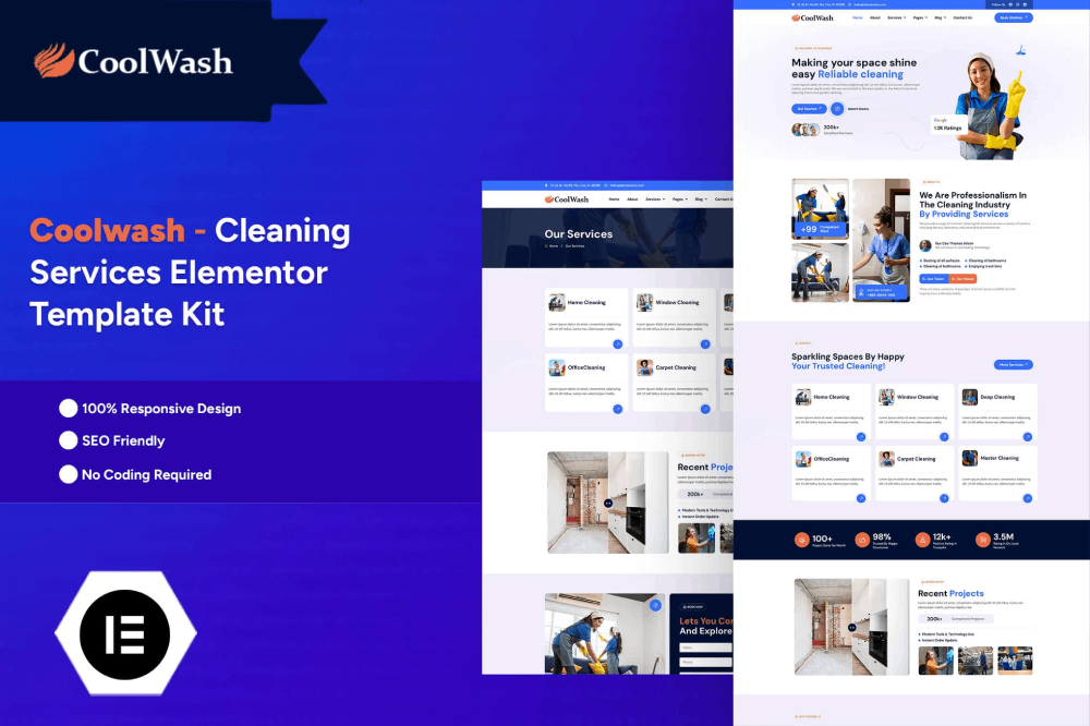 Coolwash Elementor Template Kit 1 Coolwash Elementor Template Kit, Elementor Template Kit, Coolwash Elementor Template Kit - Free Download