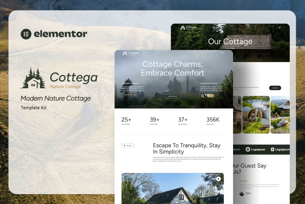 Cottega Elementor Template Kit 1 Cottega Elementor Template Kit, Elementor Template Kit, Cottega Elementor Template Kit - Free Download