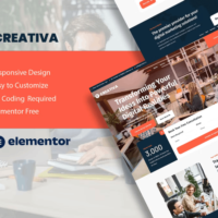 Creativa - Digital Agency Elementor Template Kit, Elementor Template Kit, Creativa Elementor Template Kit - Free Download