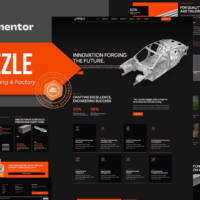 Dazzle - Manufacturing & Factory Elementor Template Kit, Elementor Template Kit, Dazzle Elementor Template Kit - Free Download