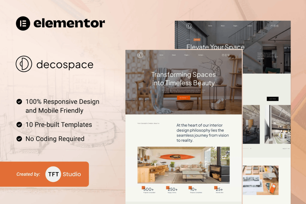 Decospace Elementor Template Kit 1 Decospace Elementor Template Kit, Elementor Template Kit, Decospace Elementor Template Kit - Free Download
