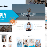 Deeply - Yoga & Meditation Elementor Template Kit, Elementor Template Kit, Deeply Elementor Template Kit - Free Download