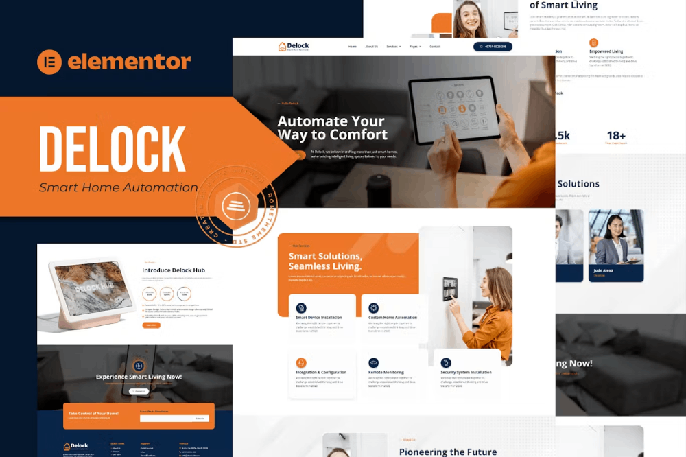 Delock - Smart Home Automation Elementor Template Kit 1 Delock - Smart Home Automation Elementor Template Kit, Elementor Template Kit, Delock Elementor Template Kit - Free Download