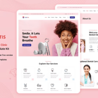 Dentis – Dentist & Dental Clinic Elementor Template Kit, Elementor Template Kit, Dentis Elementor Template Kit - Free Download