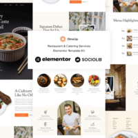 DineUp Elementor Template Kit, Elementor Template Kit, DineUp Elementor Template Kit - Free Download