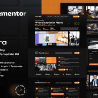 Dizora - Digital Agency Elementor Template Kit Cover