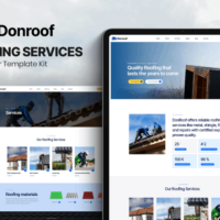 Donroof - Roofing Services Elementor Template Kit, Elementor Template Kit, Donroof Elementor Template Kit - Free Download