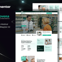 Dovena - Pharmacy & Medical Elementor Template Kit, Elementor Template Kit, Dovena Elementor Template Kit - Free Download