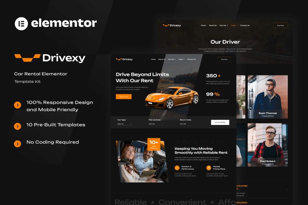 Drivexy Elementor Template Kit 1 Drivexy Elementor Template Kit, Elementor Template Kit, Drivexy Elementor Template Kit - Free Download