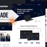 Dtrade - Trading & Investment Company Elementor Template Kit, Elementor Template Kit, Dtrade Elementor Template Kit - Free Download