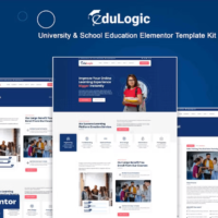Edulogic - University & School Education Elementor Template Kit, Elementor Template Kit, Edulogic Elementor Template Kit - Free Download