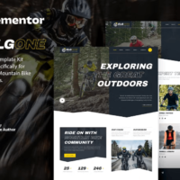 Elgone – Cycling & Mountain Bike Club Elementor Template Kit, Elementor Template Kit, Elgone Elementor Template Kit - Free Download