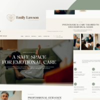 Emily Lawson - Psychologist & Counsellor Elementor Template Kit, Elementor Template Kit, Emily Lawson Elementor Template Kit - Free Download