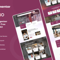 Eveno - Events Organizer Elementor Template Kit Cover