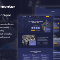 Eventapro - Template Kit for Event & Conference Elementor Template Kit Cover