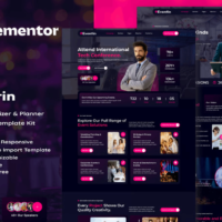 Eventin - Event Organizer & Planner Elementor Template Kit Cover