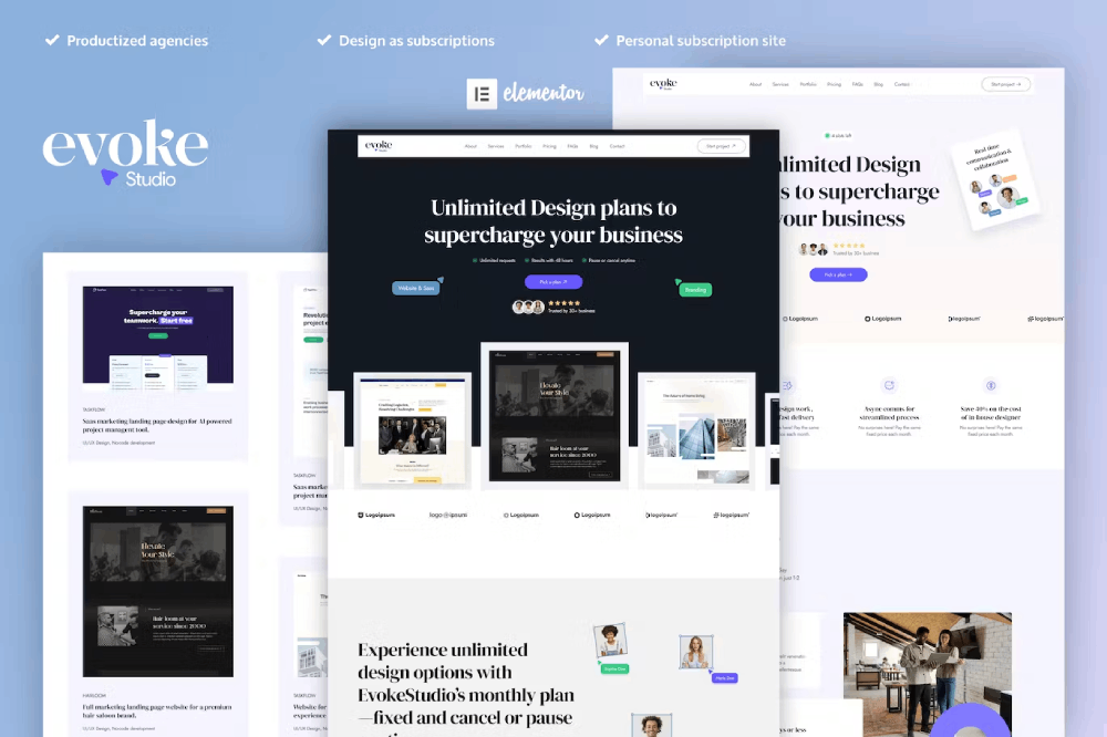 EvokeStudio - Creative Digital Agency Elementor Template Kit 1 EvokeStudio - Creative Digital Agency Elementor Template Kit, Elementor Template Kit, EvokeStudio Elementor Template Kit - Free Download