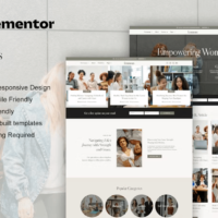 Femmous - Template kit for Feminine Blog Elementor Template Kit, Elementor Template Kit, Femmous Elementor Template Kit - Free Download