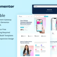 Finable - Online Payment Gateway & Fintech Elementor Template Kit, Elementor Template Kit, Finable Elementor Template Kit - Free Download