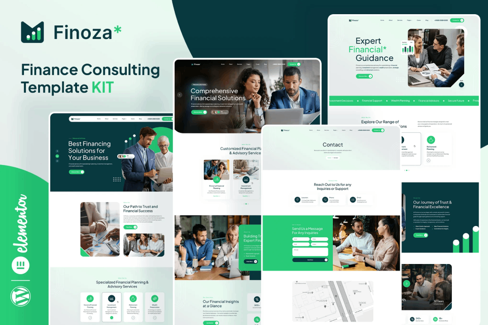 Finoza Elementor Template Kit 1 Finoza Elementor Template Kit, Elementor Template Kit, Finoza Elementor Template Kit - Free Download