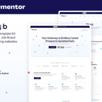 Flexjob – Human Resources & Recruitment Agency Elementor Template Kit, Elementor Template Kit, Flexjob Elementor Template Kit - Free Download