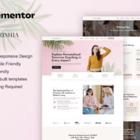 Flourishia - Template kit for Feminine life coach Elementor Template Kit, Elementor Template Kit, Flourishia Elementor Template Kit - Free Download