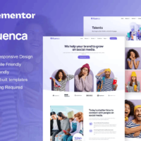 ADMTech Digital Store | Buy Digital Products Online - WordPress themes, plugins, HTML Templates, Elementor Template 2025 Kit, Shopify template, Software Subscription, Digital Bundle Online & More 8 Fluenca Elementor Template Kit Cover
