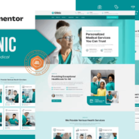 Glinic - Health & Medical Elementor Template Kit, Elementor Template Kit, Glinic Elementor Template Kit - Free Download