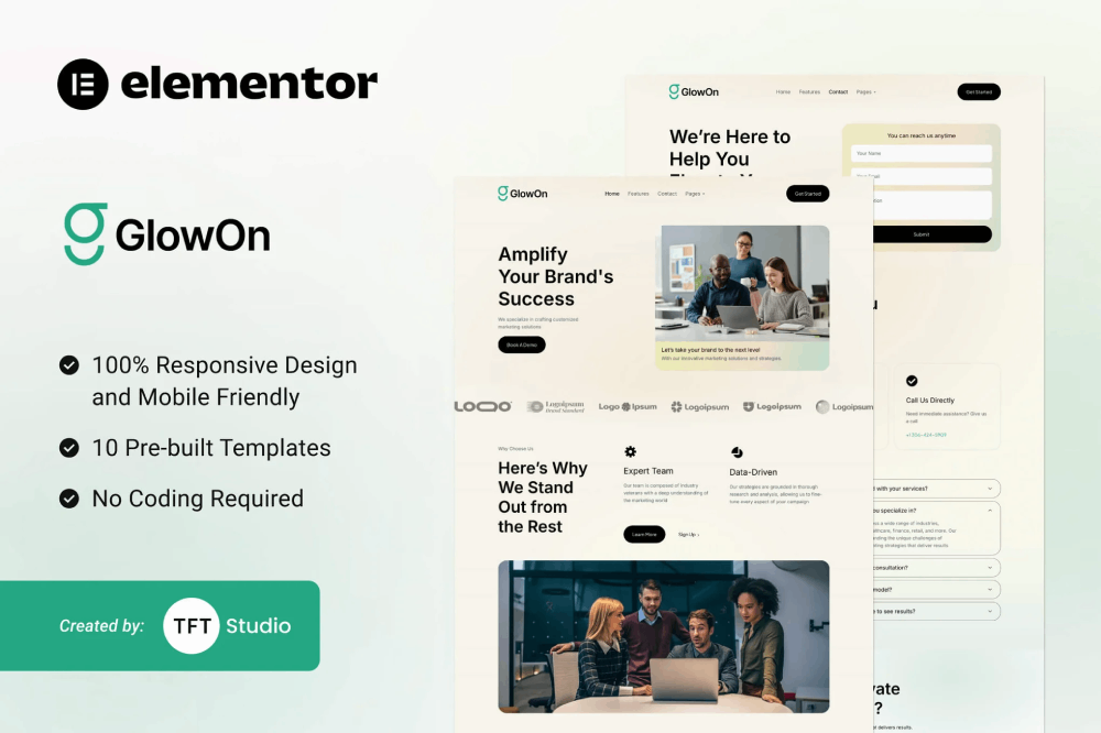 GlowOn Elementor Template Kit 1 GlowOn Elementor Template Kit, Elementor Template Kit, GlowOn Elementor Template Kit - Free Download