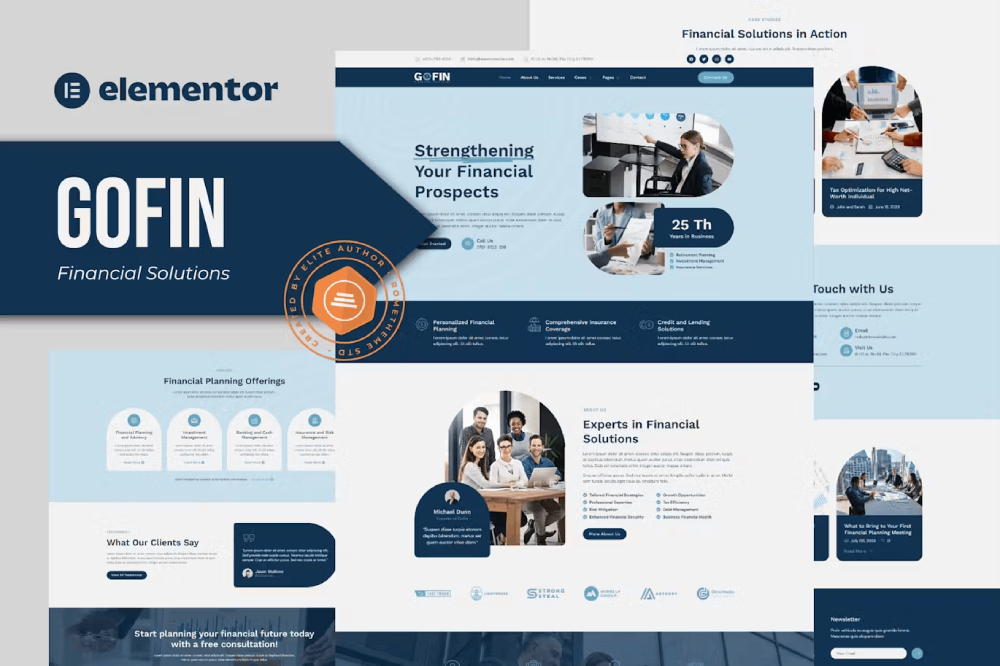 Gofin - Financial Solutions Elementor Template Kit 1 Gofin - Financial Solutions Elementor Template Kit, Elementor Template Kit, Gofin Elementor Template Kit - Free Download
