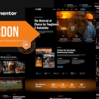 Gordon - Steel Factory & Industrial Plant Manufacturing Elementor Template Kit, Elementor Template Kit, Gordon Elementor Template Kit - Free Download