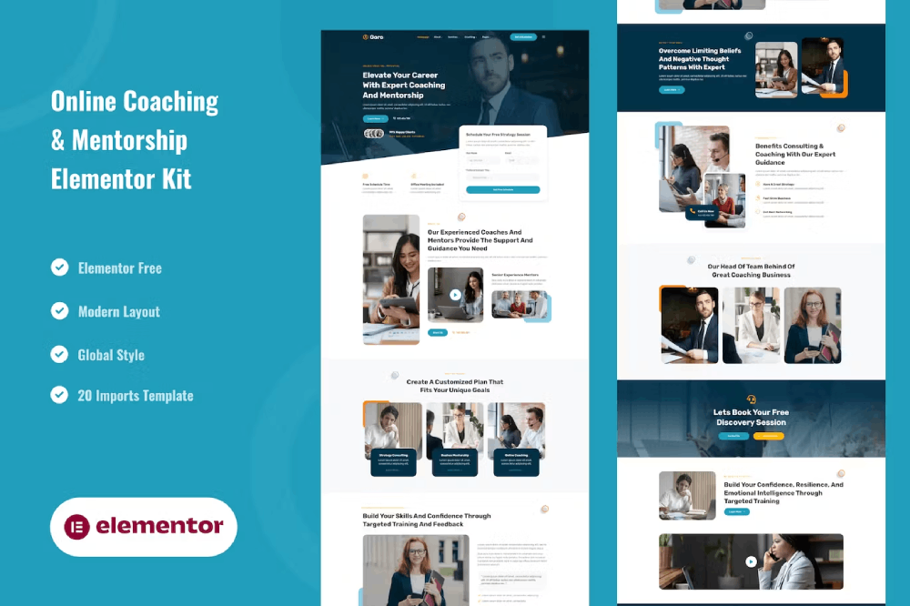 Goro - Online Coaching & Mentorship Elementor Template Kit 1 Goro - Online Coaching & Mentorship Elementor Template Kit, Elementor Template Kit, Goro Elementor Template Kit - Free Download