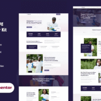 Grant & Fundraising Elementor Template Kit, Elementor Template Kit, Grant Elementor Template Kit - Free Download