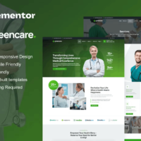 GreenCare - Template kit for Medical Services Elementor Template Kit, Elementor Template Kit, GreenCare Elementor Template Kit - Free Download