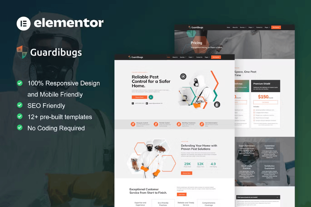 Guardibugs - Template kit for Pest Control Elementor Template Kit 1 Guardibugs - Template kit for Pest Control Elementor Template Kit, Elementor Template Kit, Guardibugs Elementor Template Kit - Free Download