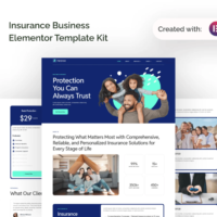 Herance - Insurance Company Elementor Template Kit, Elementor Template Kit, Herance Elementor Template Kit - Free Download