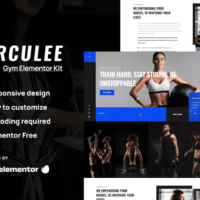 Herculee - Gym Elementor Template Kit, Elementor Template Kit, Herculee Elementor Template Kit - Free Download