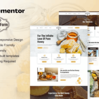HoniFarm - Template Kit for Honey Bee Farm Elementor Template Kit, Elementor Template Kit, HoniFarm Elementor Template Kit - Free Download