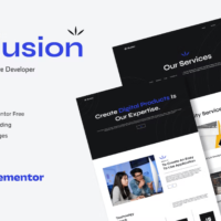Illusion - Software Developer Template Kits Elementor Template Kit, Elementor Template Kit, Illusion Elementor Template Kit - Free Download