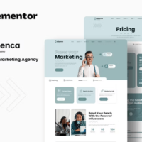 Influenca Elementor Template Kit, Elementor Template Kit, Influenca Elementor Template Kit - Free Download