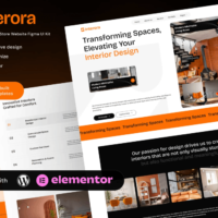 Interora - Interior Design Portfolio Elementor Template Kit, Elementor Template Kit, Interora Elementor Template Kit - Free Download