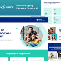 Inxurance - Insurance Agency Elementor Template Kit, Elementor Template Kit, Inxurance Elementor Template Kit - Free Download