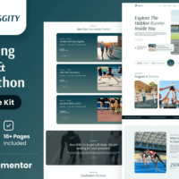 JOGGITY Elementor Template Kit, Elementor Template Kit, JOGGITY Elementor Template Kit - Free Download