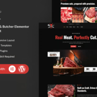 Jagal - Meat Shop & Butcher Elementor Template Kit, Elementor Template Kit, Jagal Elementor Template Kit - Free Download