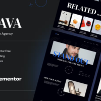 Kava - Creative Agency Template Kits Elementor Template Kit, Elementor Template Kit, Kava Elementor Template Kit - Free Download